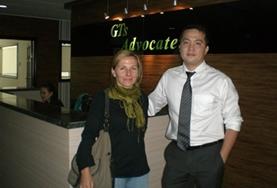Volunteer Mongolia A Human Rights lawyer and an intern conduct research together at our volunteer placement in Mongolia.