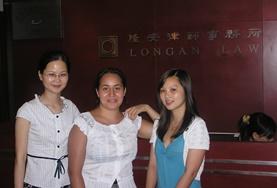 Volunteer China A Law intern researches a case at a law firm in Chengdu, China.